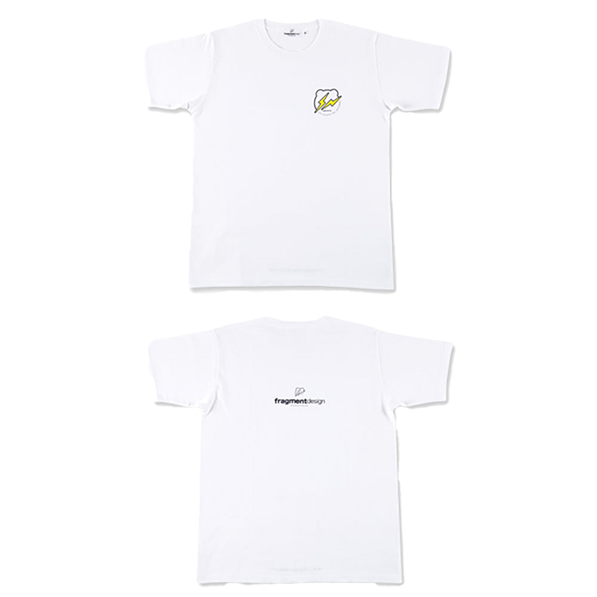 BE@RTEE fragmentdesign-VINTAGE CUSTOM 2 (WHITE×YELLOW)
