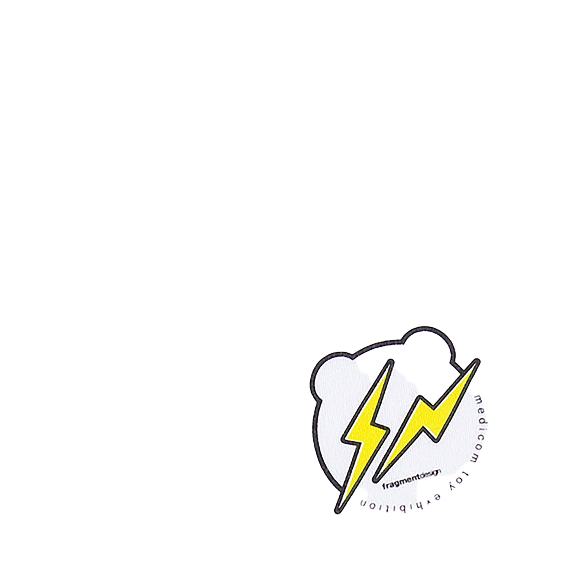 BE@RTEE fragmentdesign-VINTAGE CUSTOM 2 (WHITE×YELLOW)