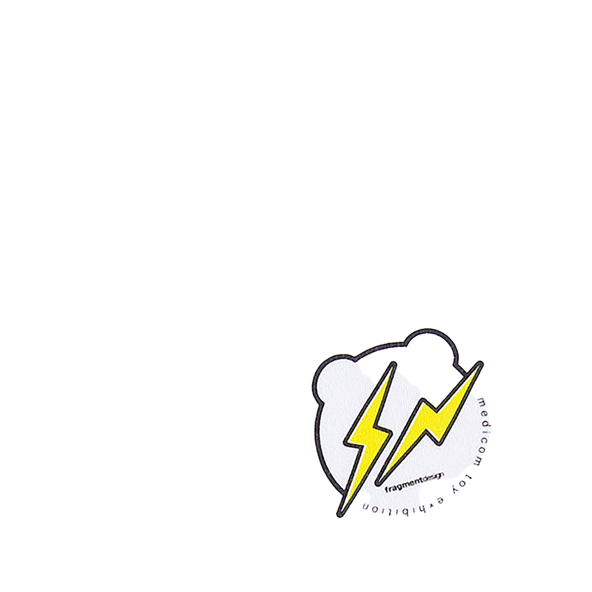 BE@RTEE fragmentdesign-VINTAGE CUSTOM 2 (WHITE×YELLOW)