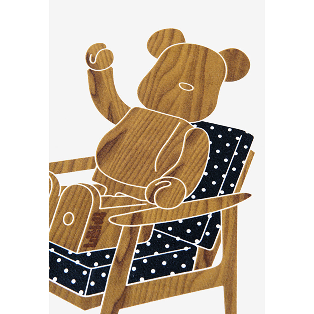 BE@RTEE KARIMOKU-CHAIR (WHITE-DOT)_1
