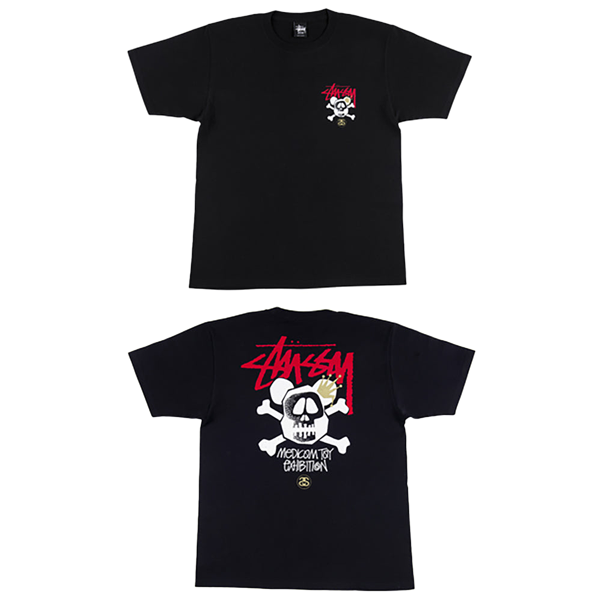 BE@RTEE STUSSY-SKULL BE@R (BLACK)