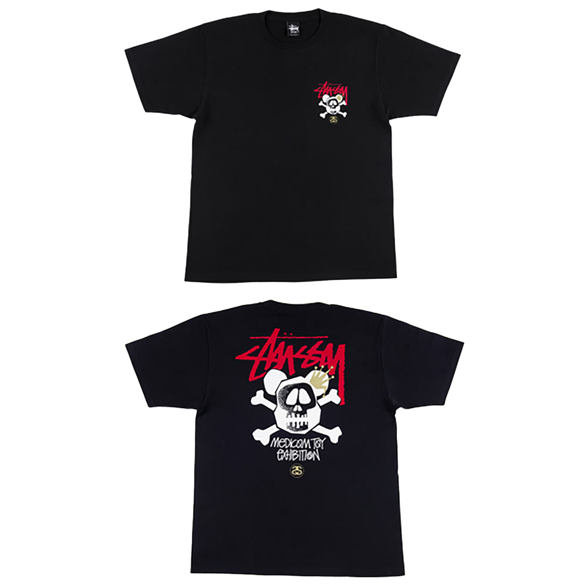 BE@RTEE STUSSY-SKULL BE@R (BLACK)