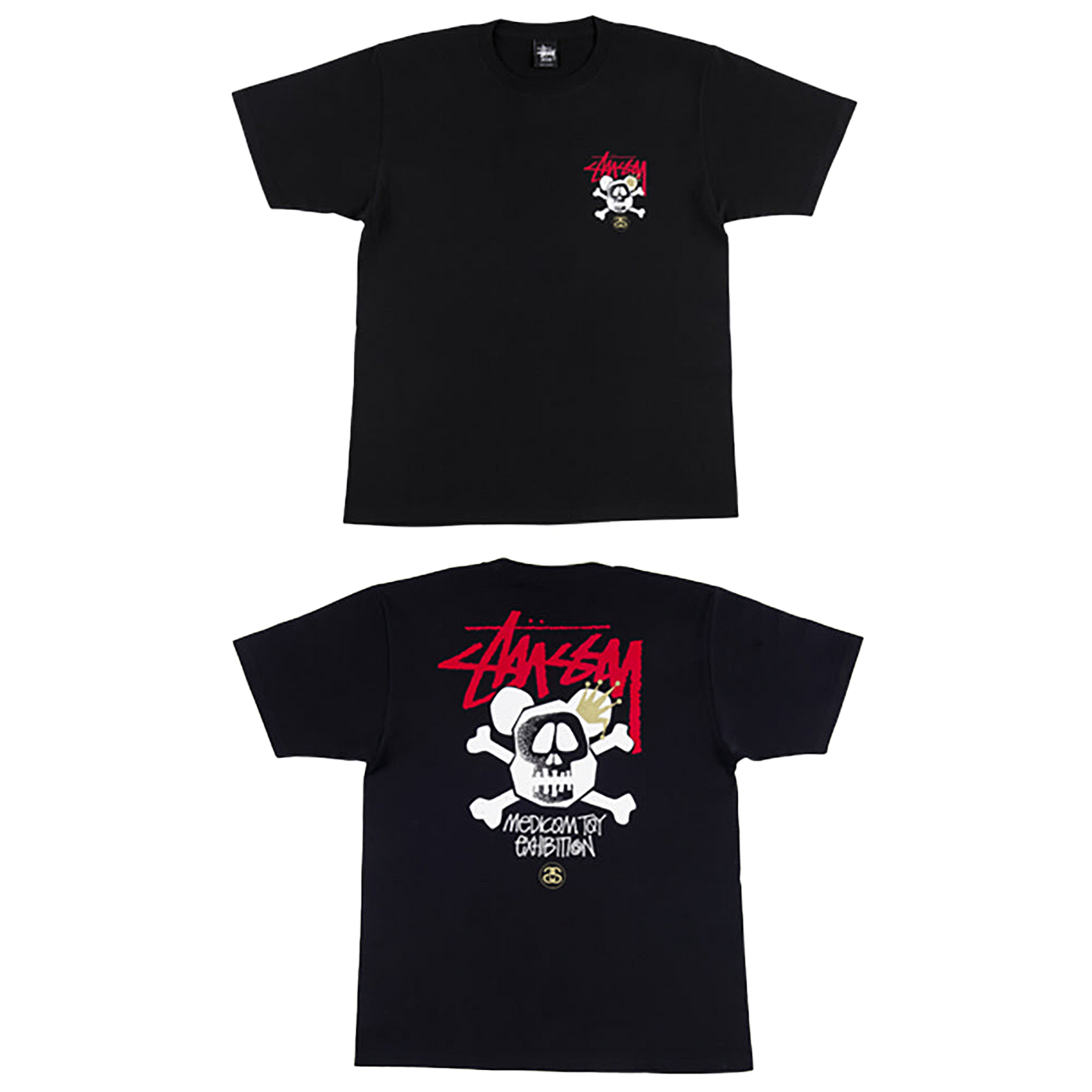 BE@RTEE STUSSY-SKULL BE@R (BLACK)