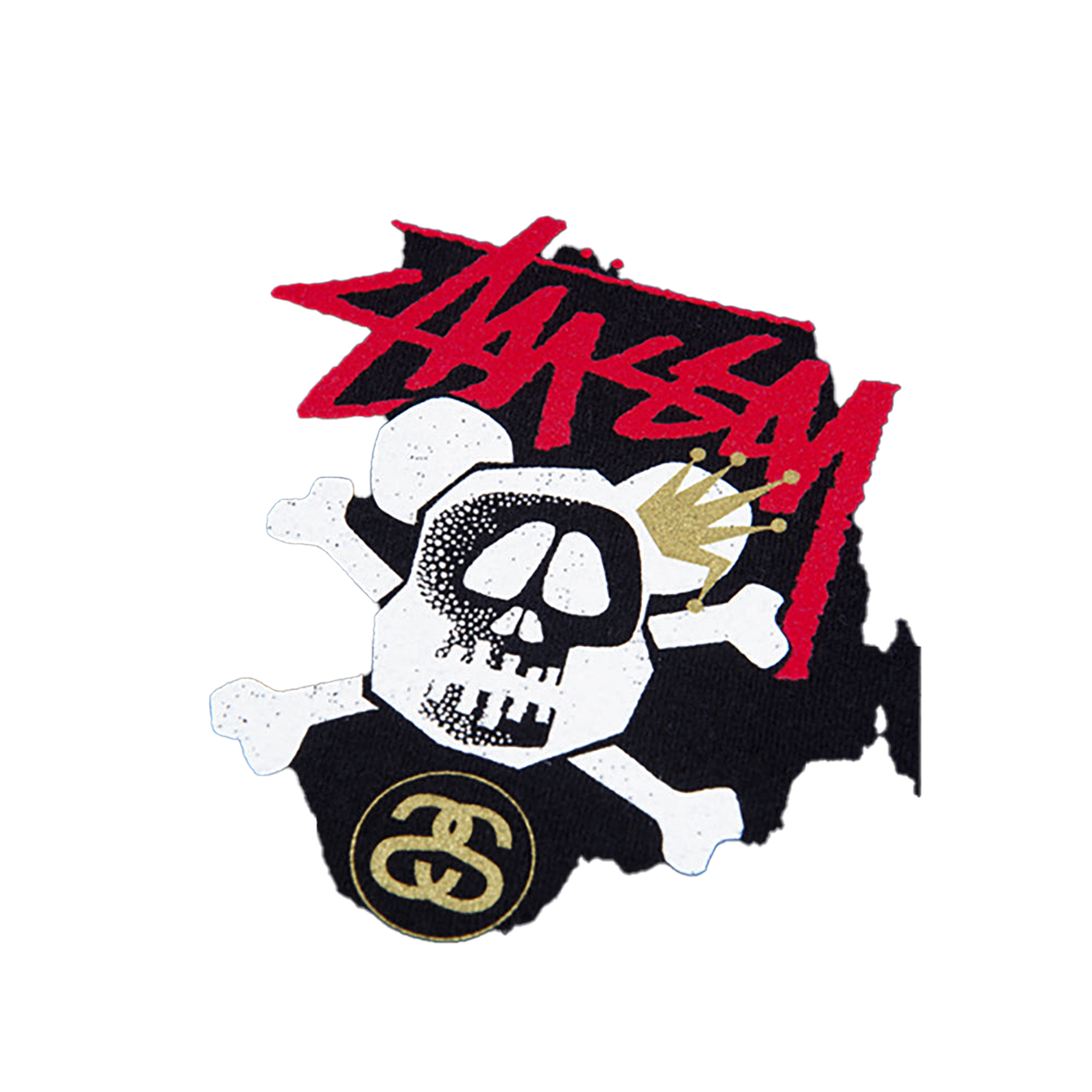 BE@RTEE STUSSY-SKULL BE@R (BLACK)