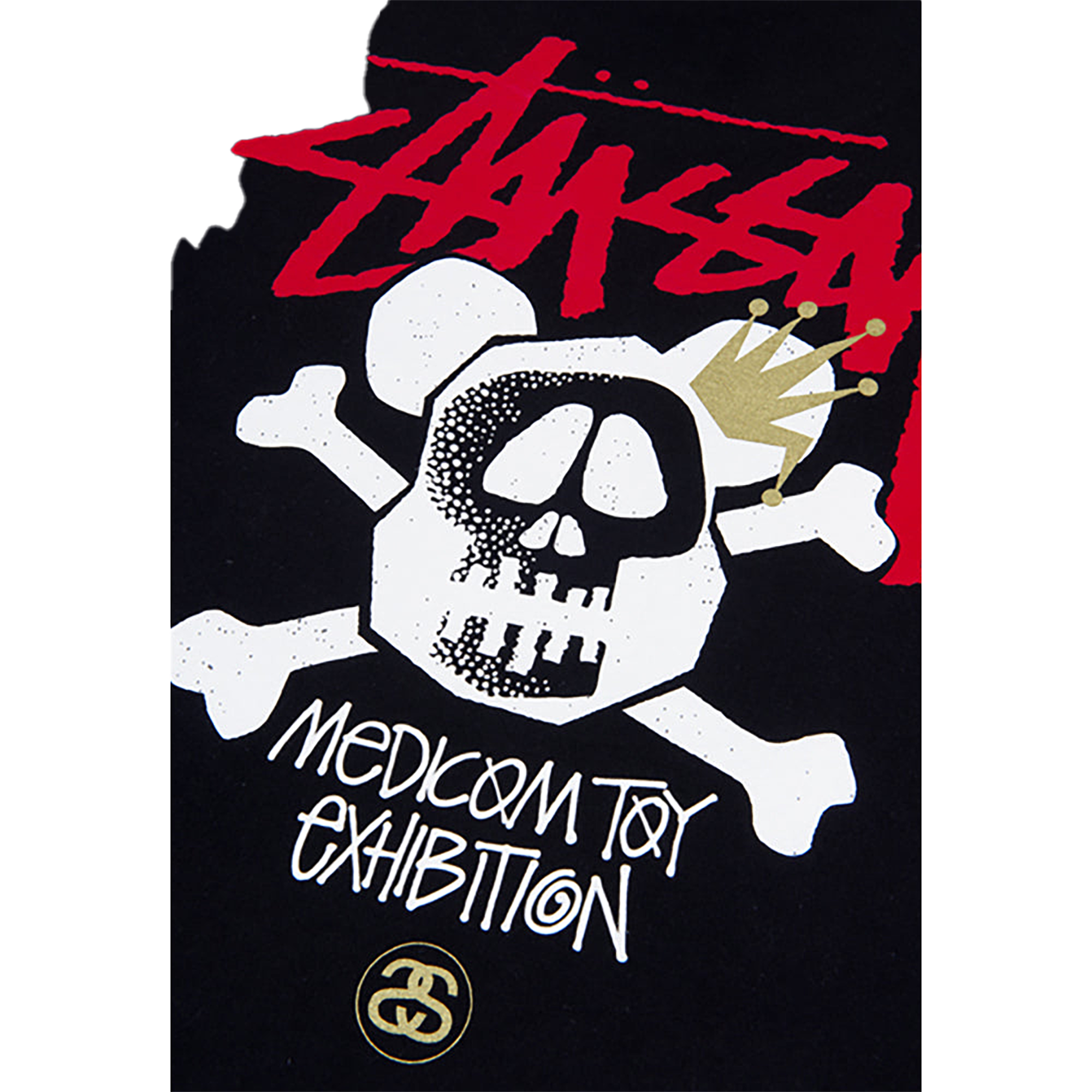 BE@RTEE STUSSY-SKULL BE@R (BLACK)