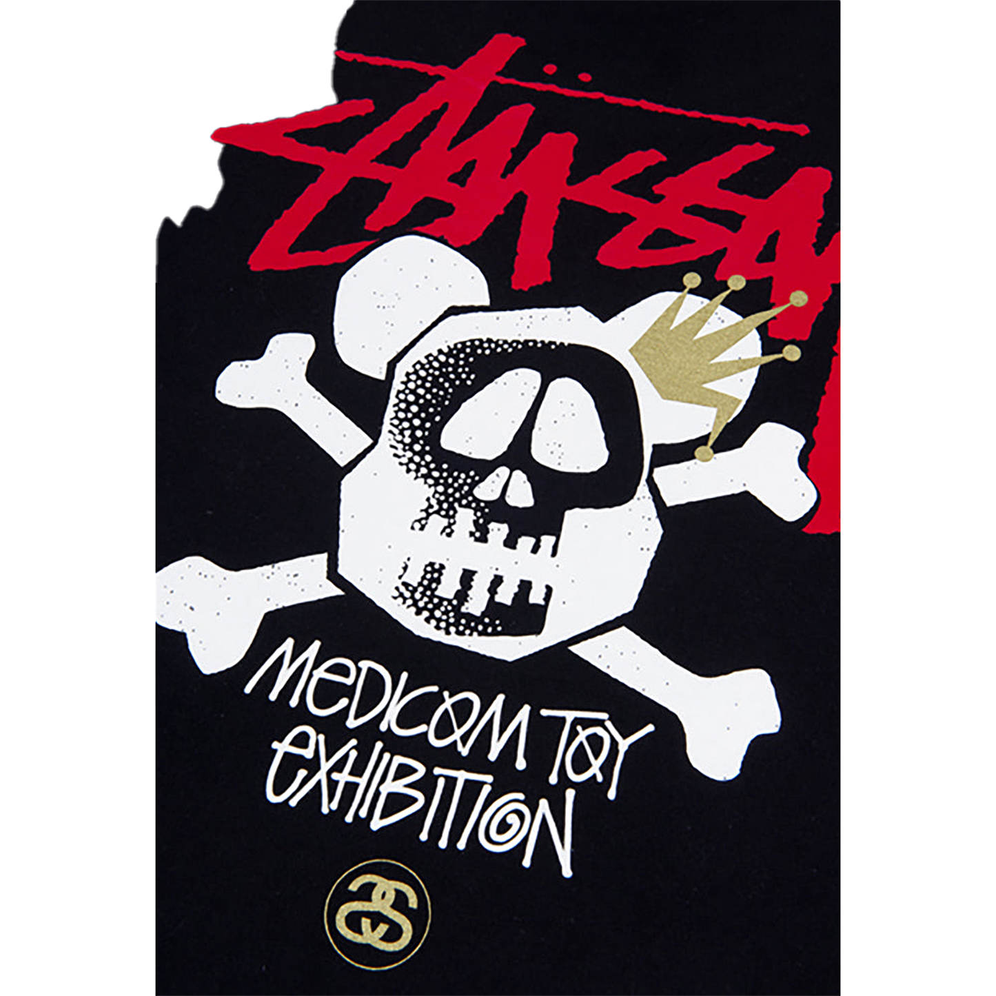 BE@RTEE STUSSY-SKULL BE@R (BLACK)