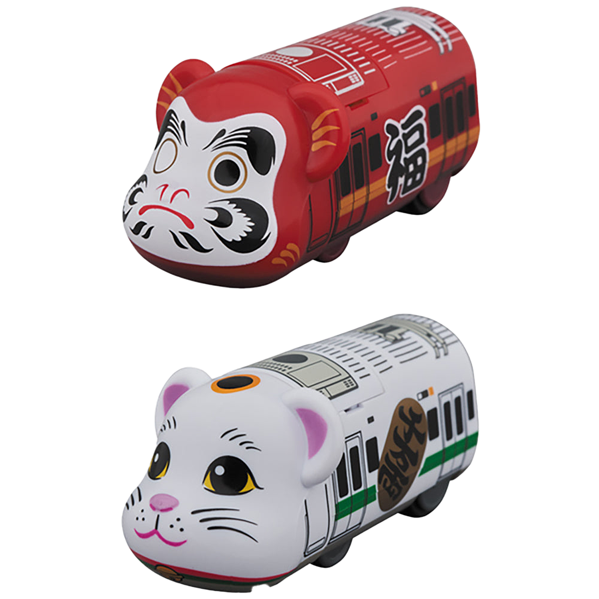 BE@RBRICKTRAIN 達磨(だるま)／招き猫(まねきねこ)