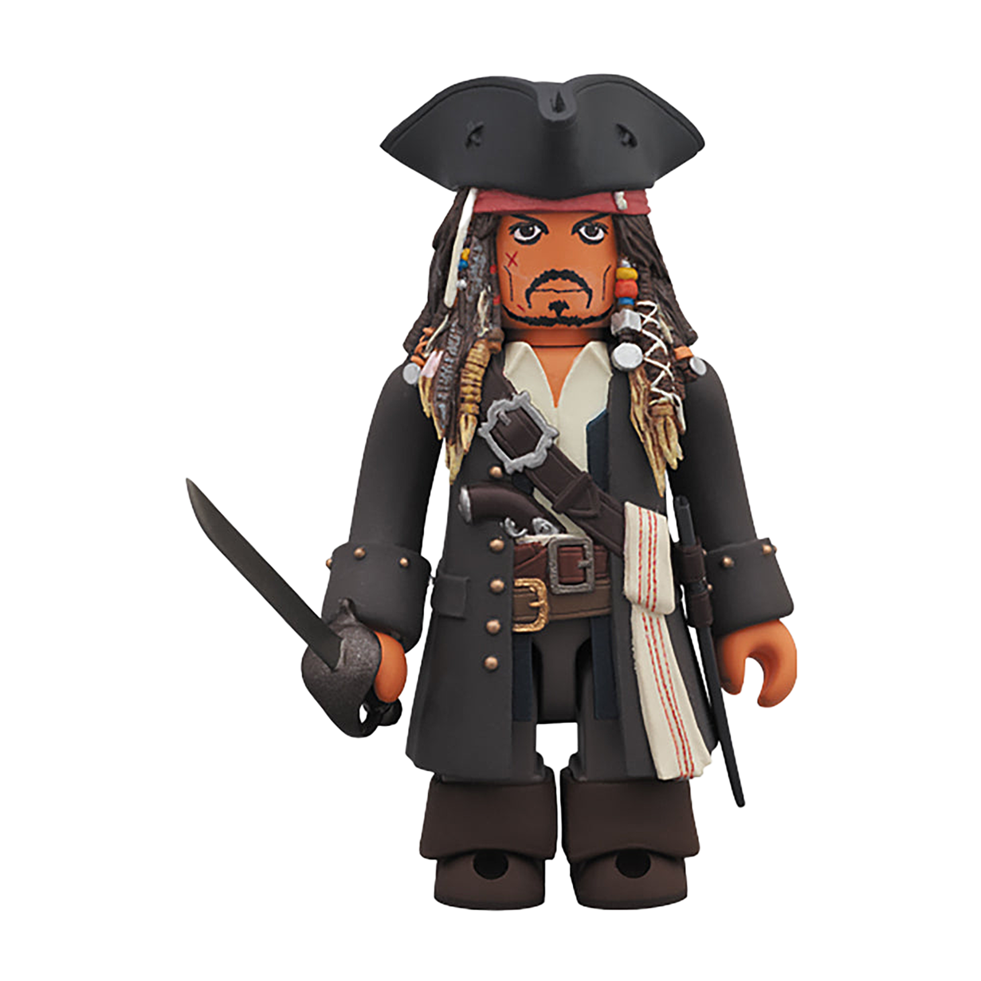 KUBRICK Jack Sparrow ＆ BE@RBRICK Blackbeard（On Stranger Tides）