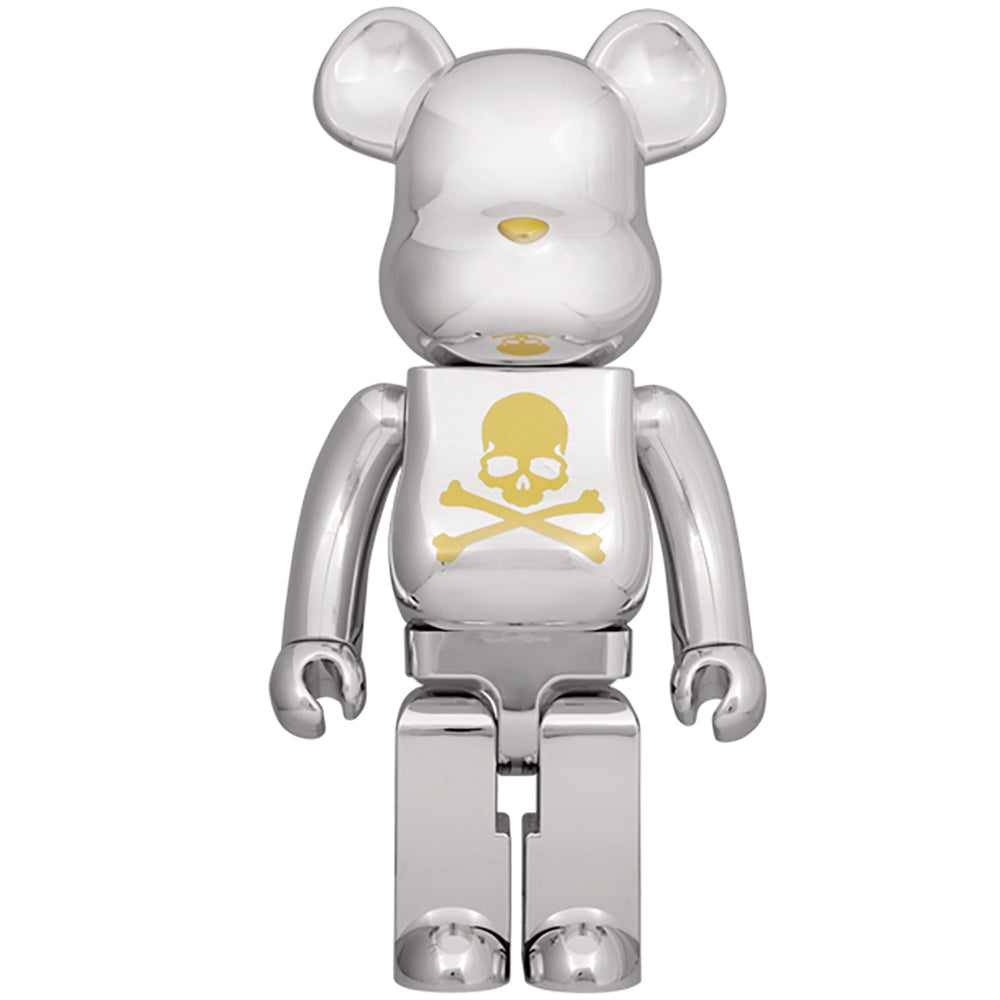 BE@RBRICK mastermind JAPAN CHROME SILVER 1000％_0
