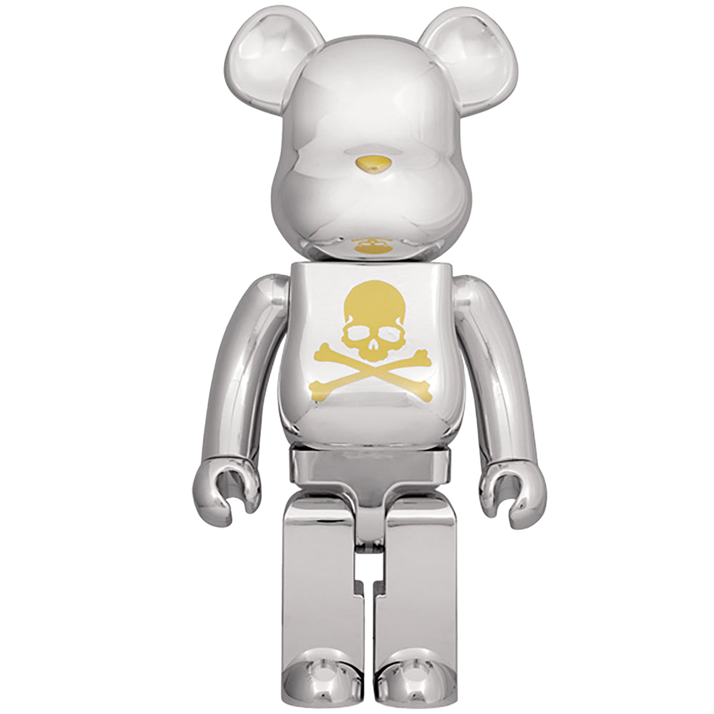 BE@RBRICK mastermind JAPAN CHROME SILVER 1000％