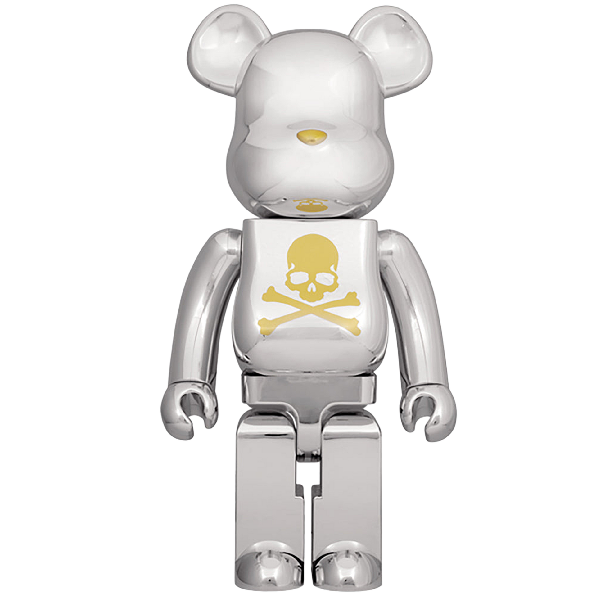 BE@RBRICK mastermind JAPAN CHROME SILVER 1000％ | MEDICOM TOY