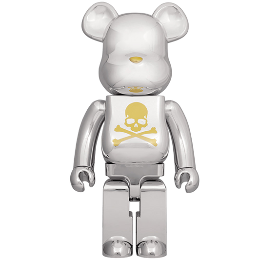 BE@RBRICK mastermind JAPAN CHROME SILVER 1000％