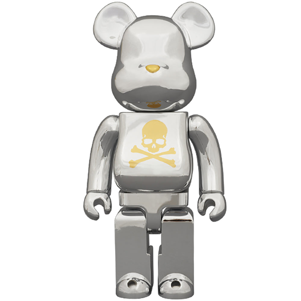 BE@RBRICK mastermind JAPAN CHROME SILVER 100% & 400%_2