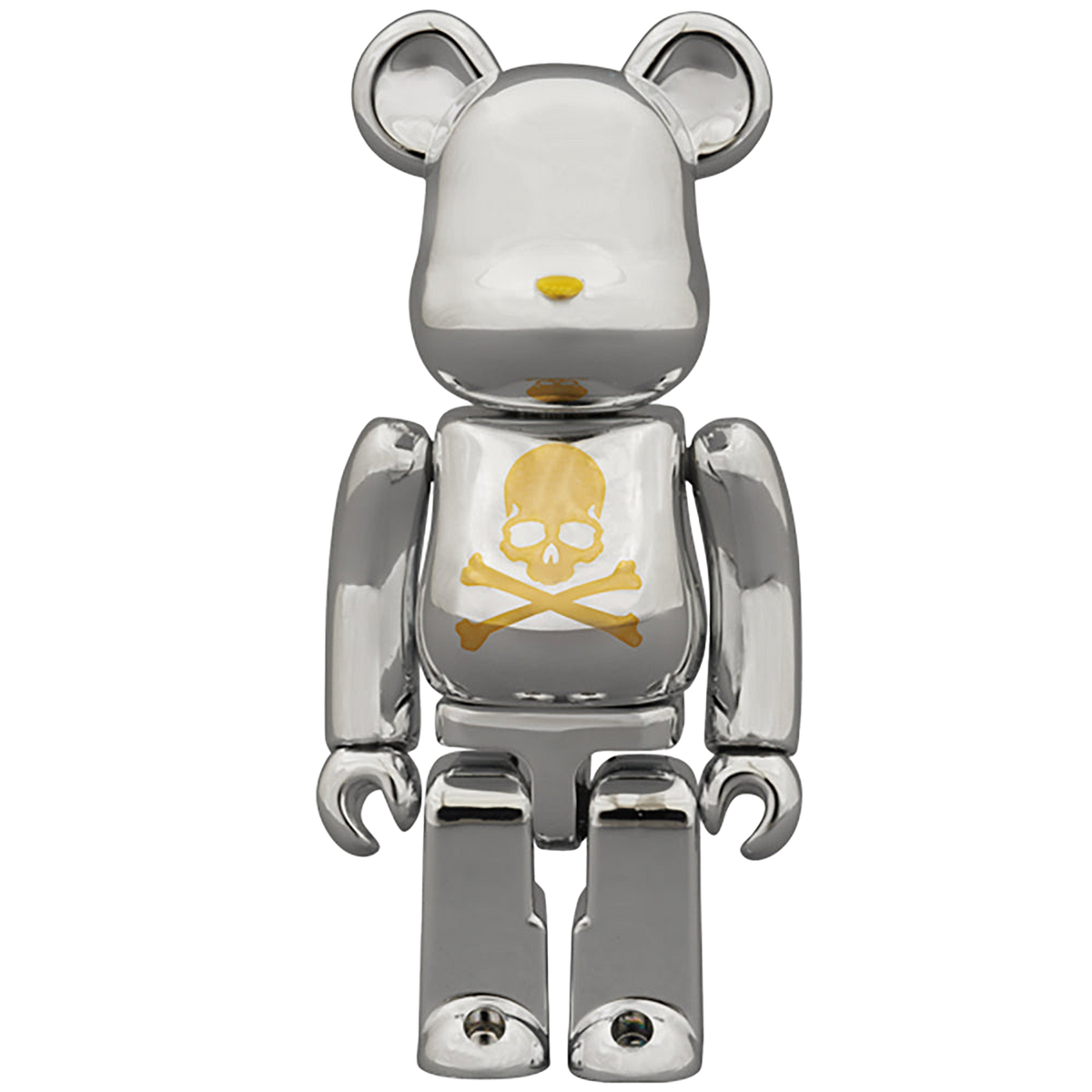 BE@RBRICK mastermind JAPAN CHROME SILVER 100% & 400%