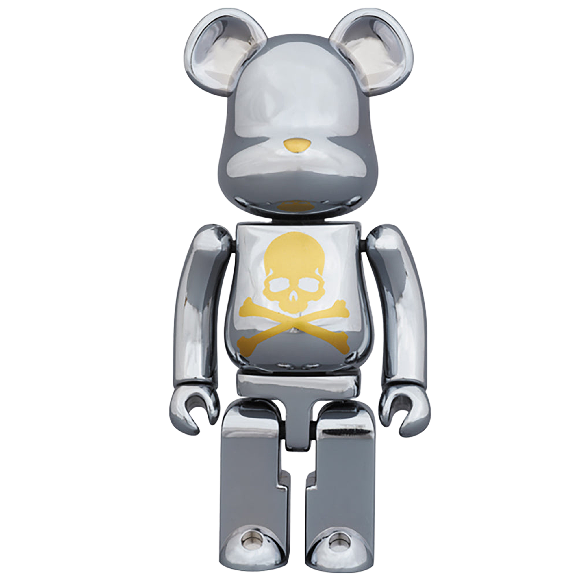 BE@RBRICK 超合金 mastermind JAPAN 2pack GOLD STRIPE ＆ CHROME SILVER