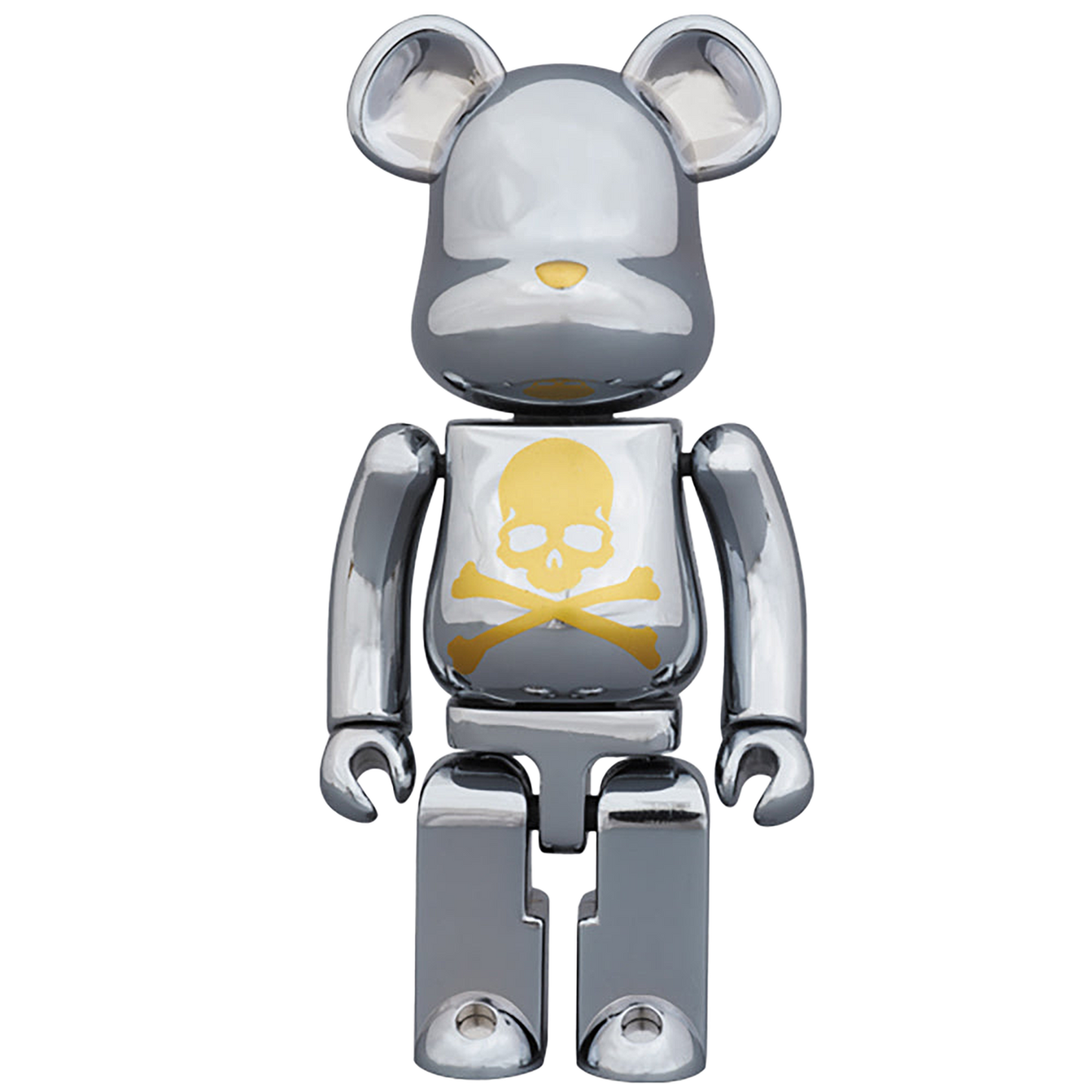 BE@RBRICK 超合金 mastermind JAPAN 2pack GOLD STRIPE ＆ CHROME SILVER