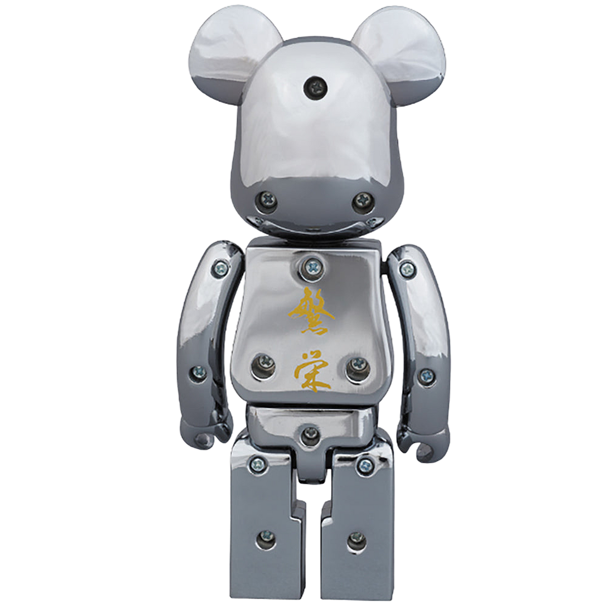 BE@RBRICK 超合金 mastermind JAPAN 2pack GOLD STRIPE ＆ CHROME SILVER