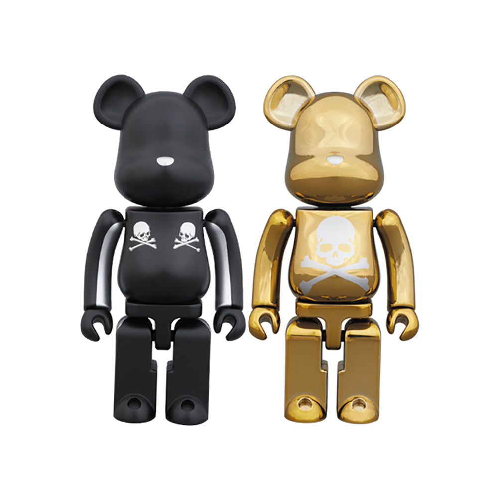BE@RBRICK 超合金 mastermind JAPAN 2pack SILVER STRIPE ＆ CHROME GOLD_0