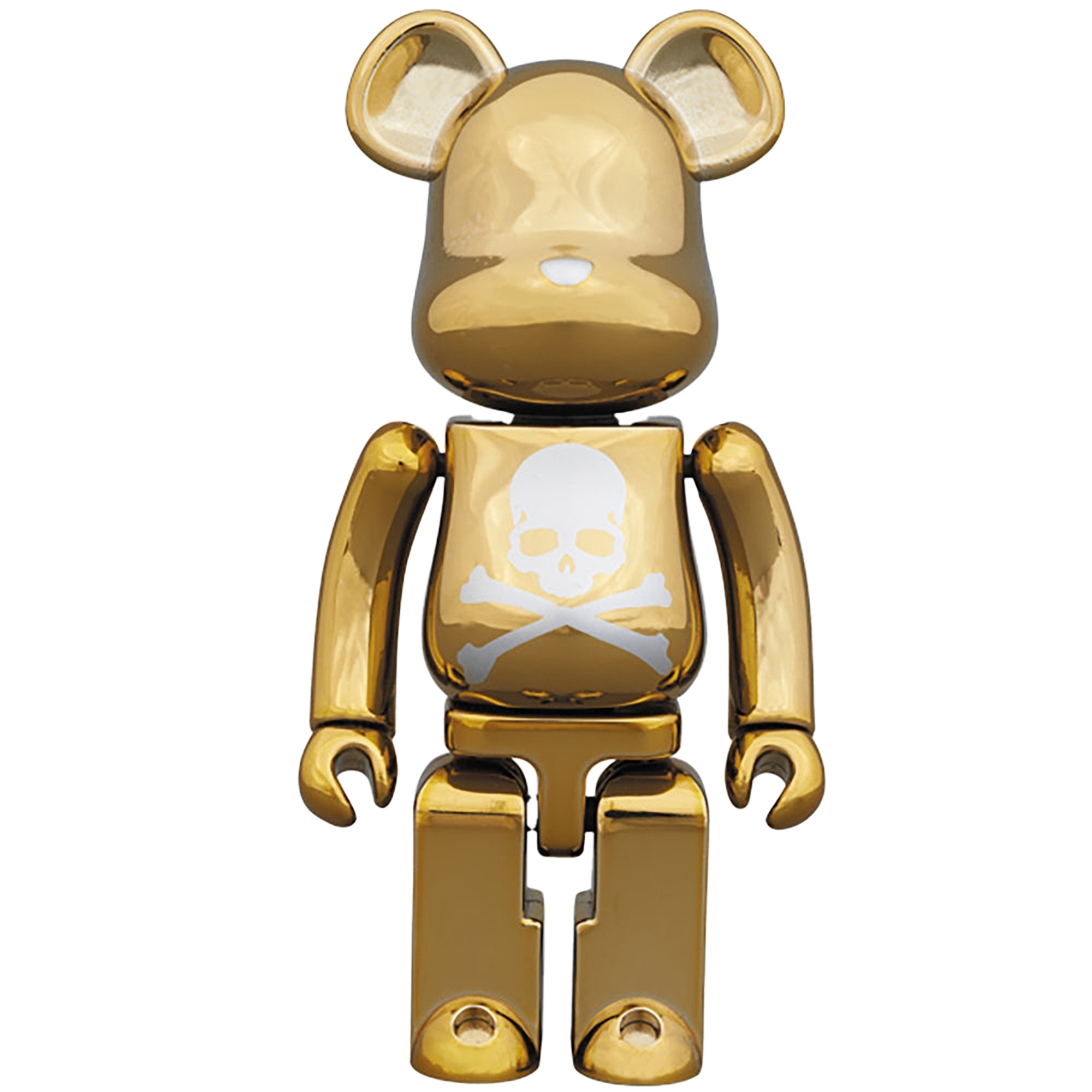 BE@RBRICK 超合金 mastermind JAPAN 2pack SILVER STRIPE ＆ CHROME GOLD
