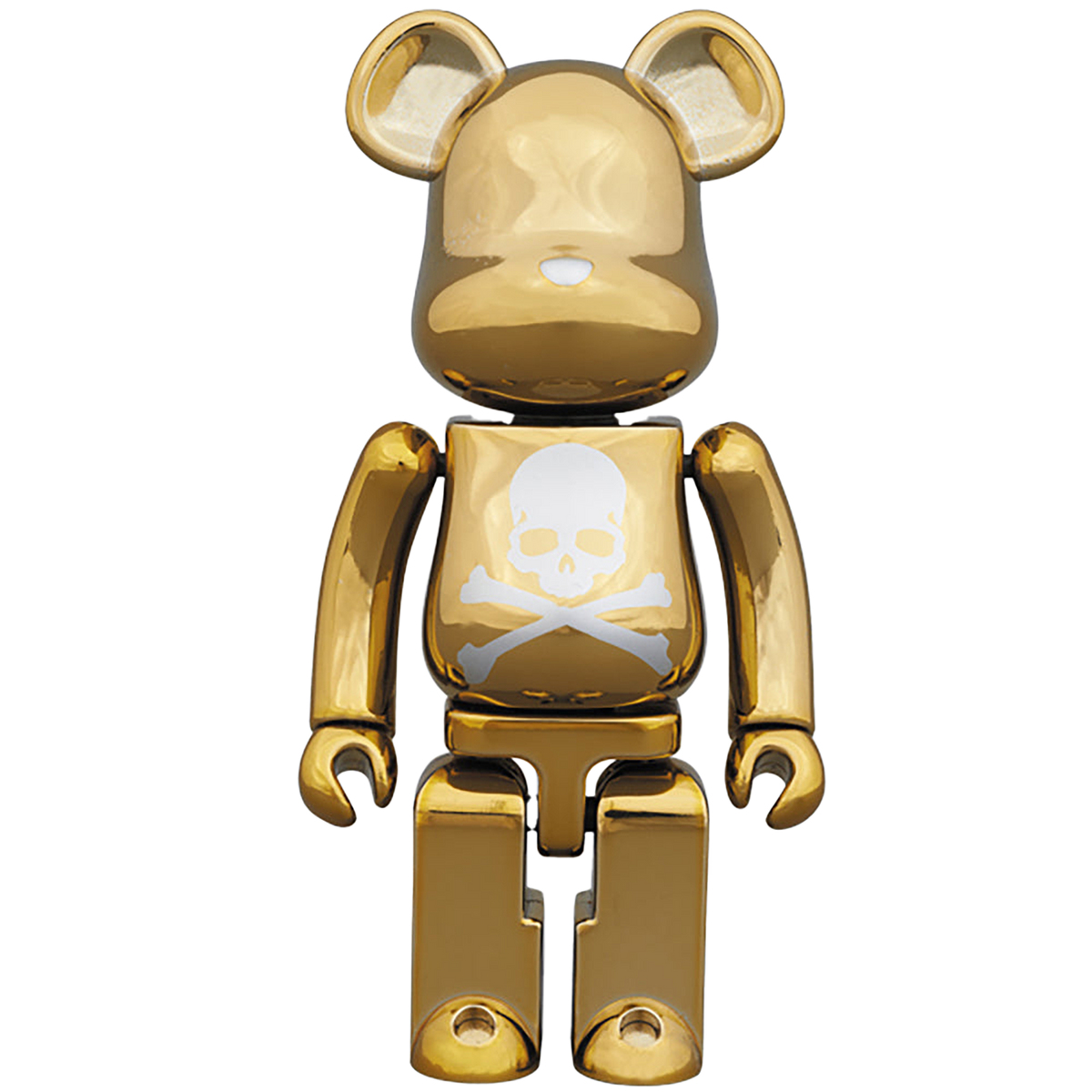BE@RBRICK 超合金 mastermind JAPAN 2pack SILVER STRIPE ＆ CHROME GOLD