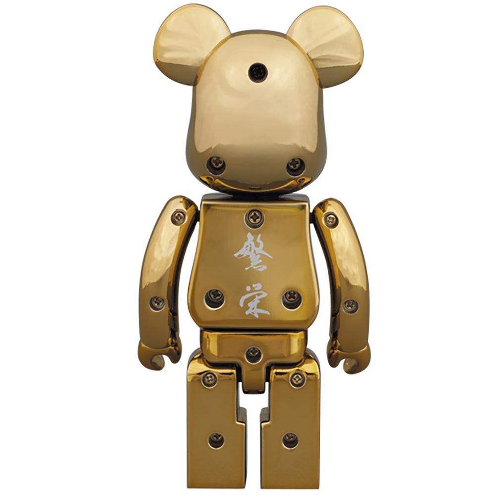 BE@RBRICK 超合金 mastermind JAPAN 2pack SILVER STRIPE ＆ CHROME GOLD_4
