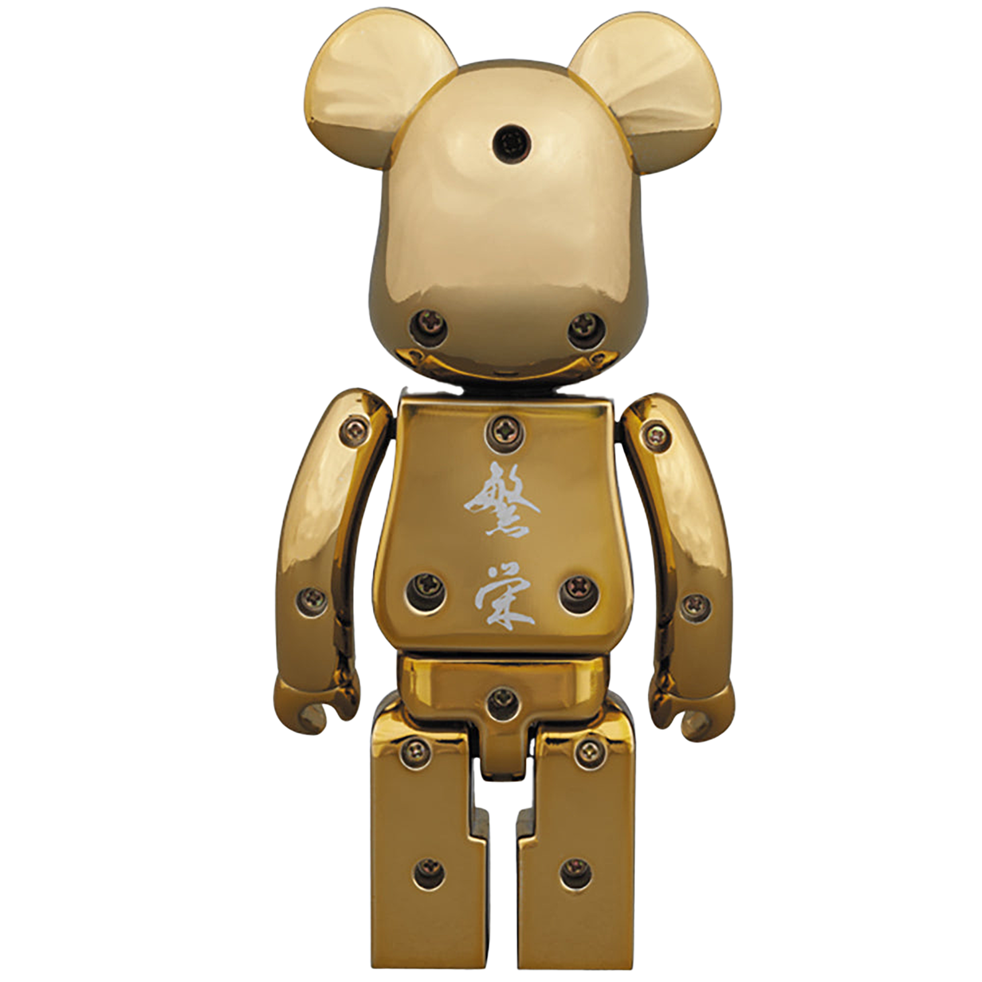 BE@RBRICK 超合金 mastermind JAPAN 2pack SILVER STRIPE ＆ CHROME GOLD