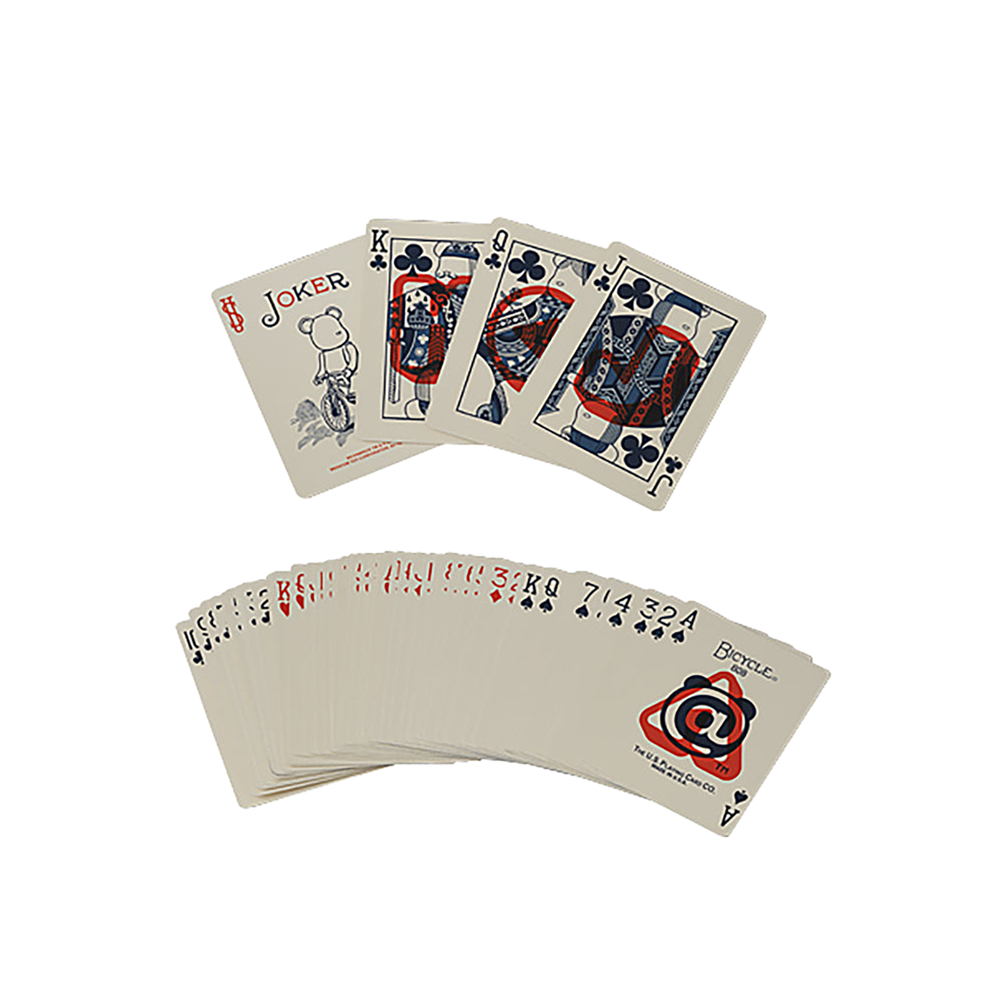 BE@RBRICK BICYCLE PLAYING CARDS