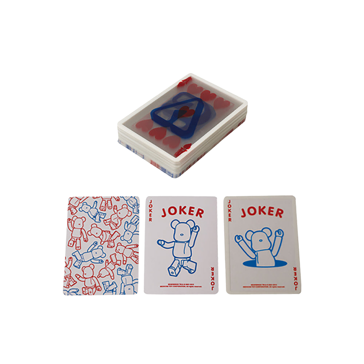 BE@RBRICK CLEAR & SOLID PLAYING CARDS