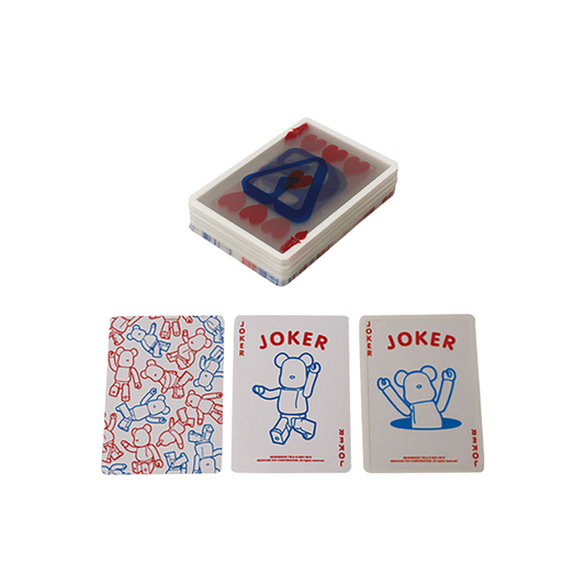 BE@RBRICK CLEAR & SOLID PLAYING CARDS