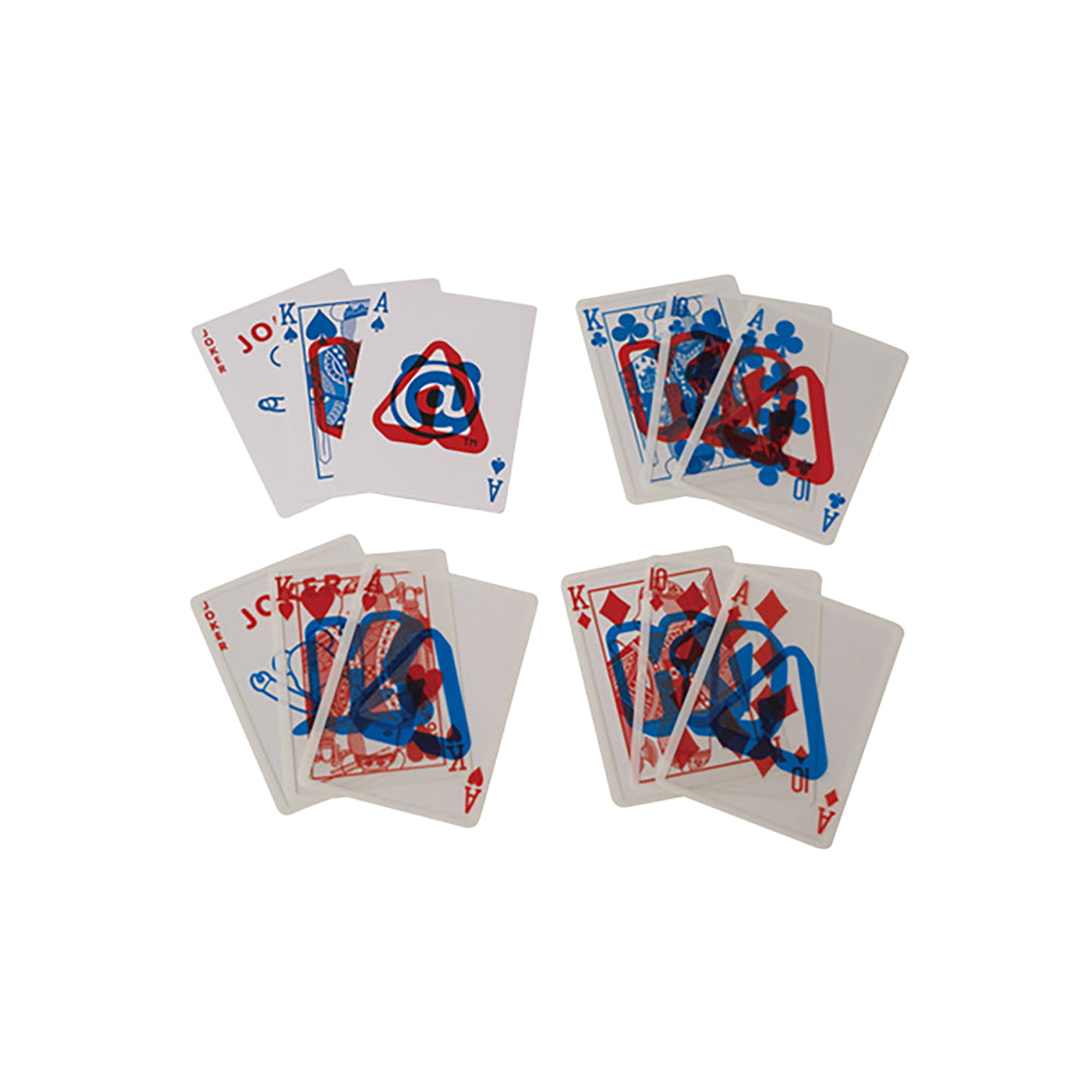 BE@RBRICK CLEAR & SOLID PLAYING CARDS