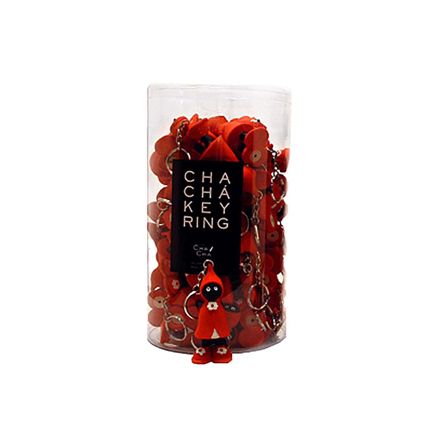 RUBBER KEYRING CAPERUCITA