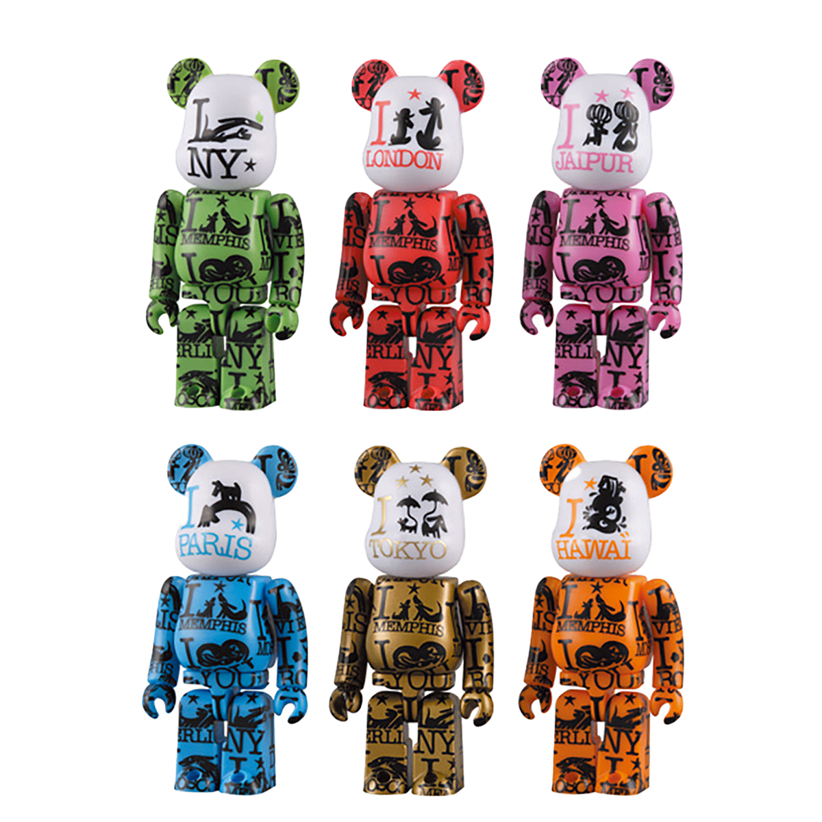 Caperino&Peperone ー A ROUND WORLD BE@RBRICK 100% 6体セット