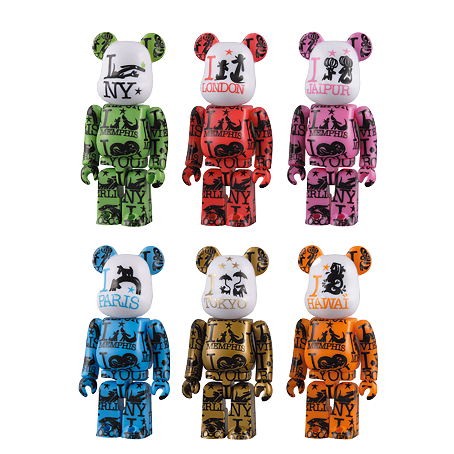 Caperino&Peperone ー A ROUND WORLD BE@RBRICK 100% 6体セット