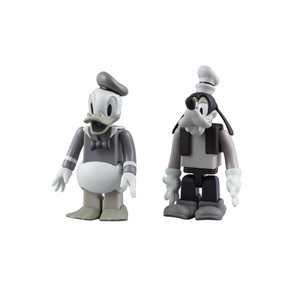 KUBRICK DONALD DUCK & GOOFY (BLACK & WHITE ver.)_0