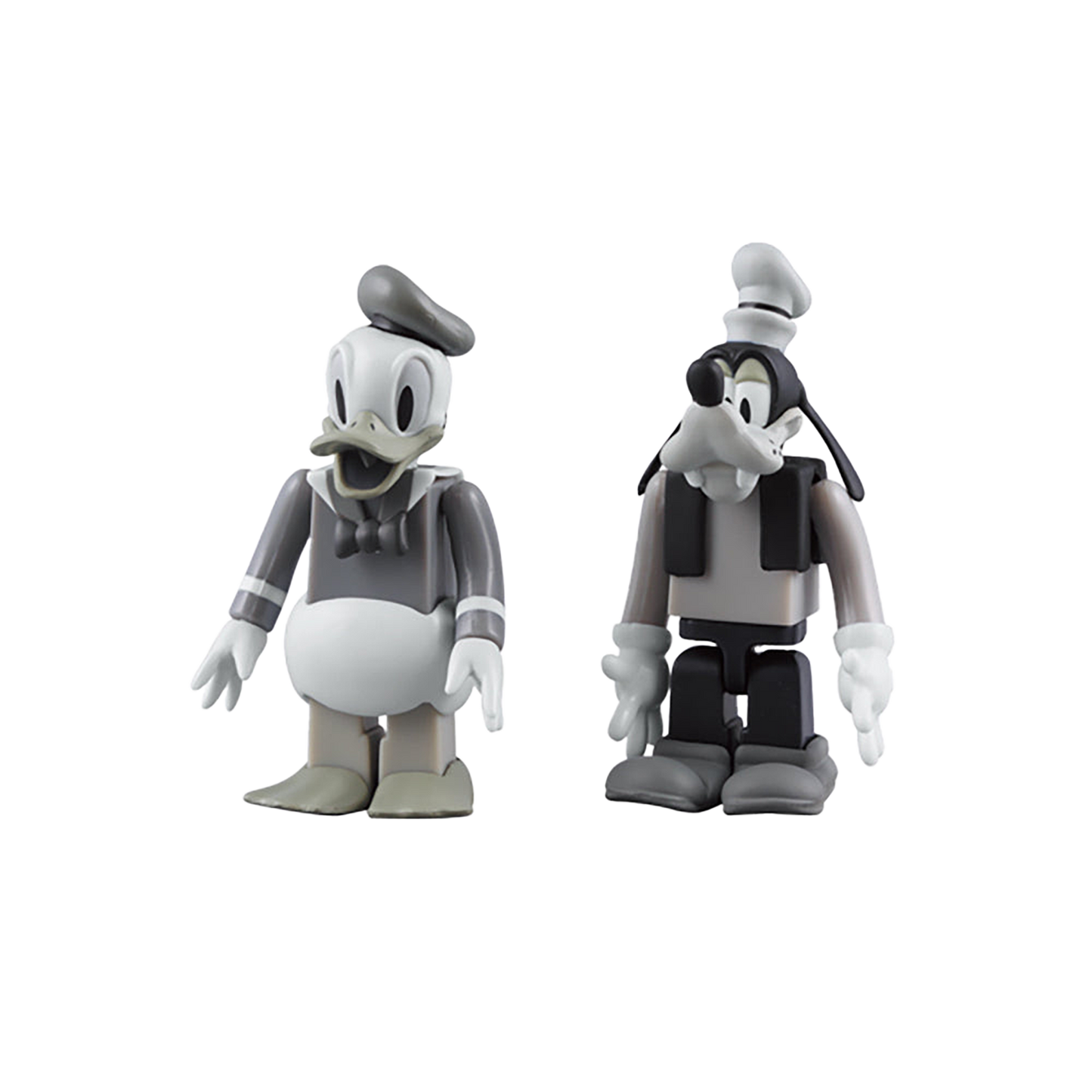 KUBRICK DONALD DUCK & GOOFY (BLACK & WHITE ver.)