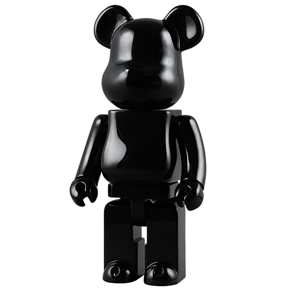 400% PIANO BLACK WOOD BE@RBRICK_0