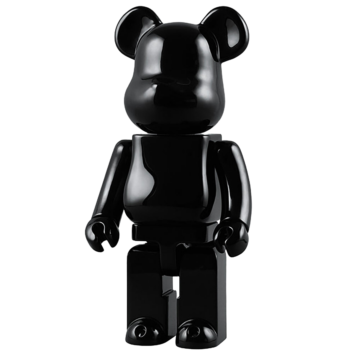 400% PIANO BLACK WOOD BE@RBRICK