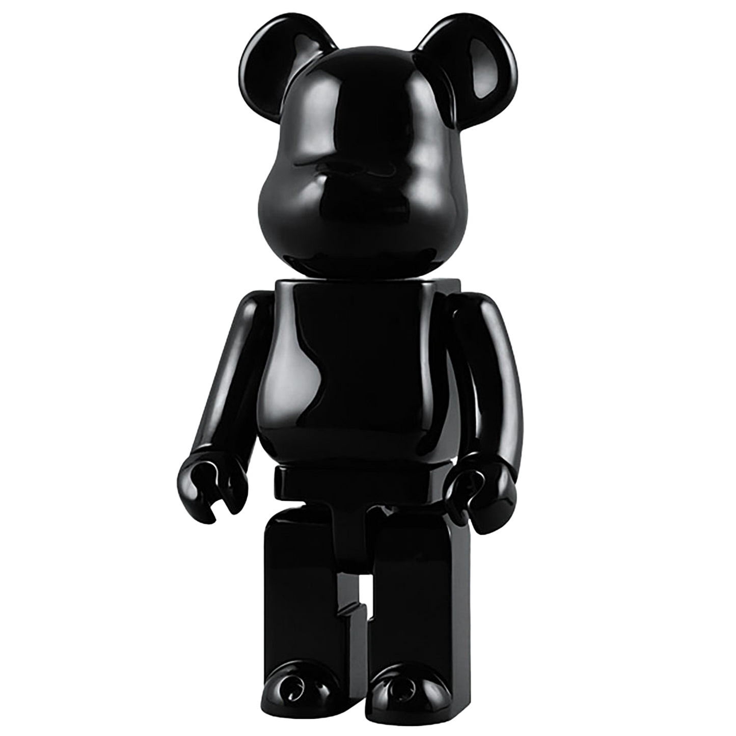 400% PIANO BLACK WOOD BE@RBRICK