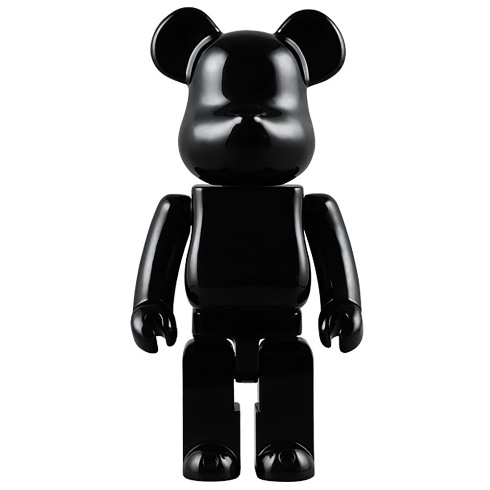 400% PIANO BLACK WOOD BE@RBRICK_1