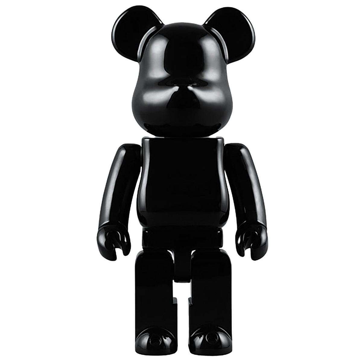 400% PIANO BLACK WOOD BE@RBRICK