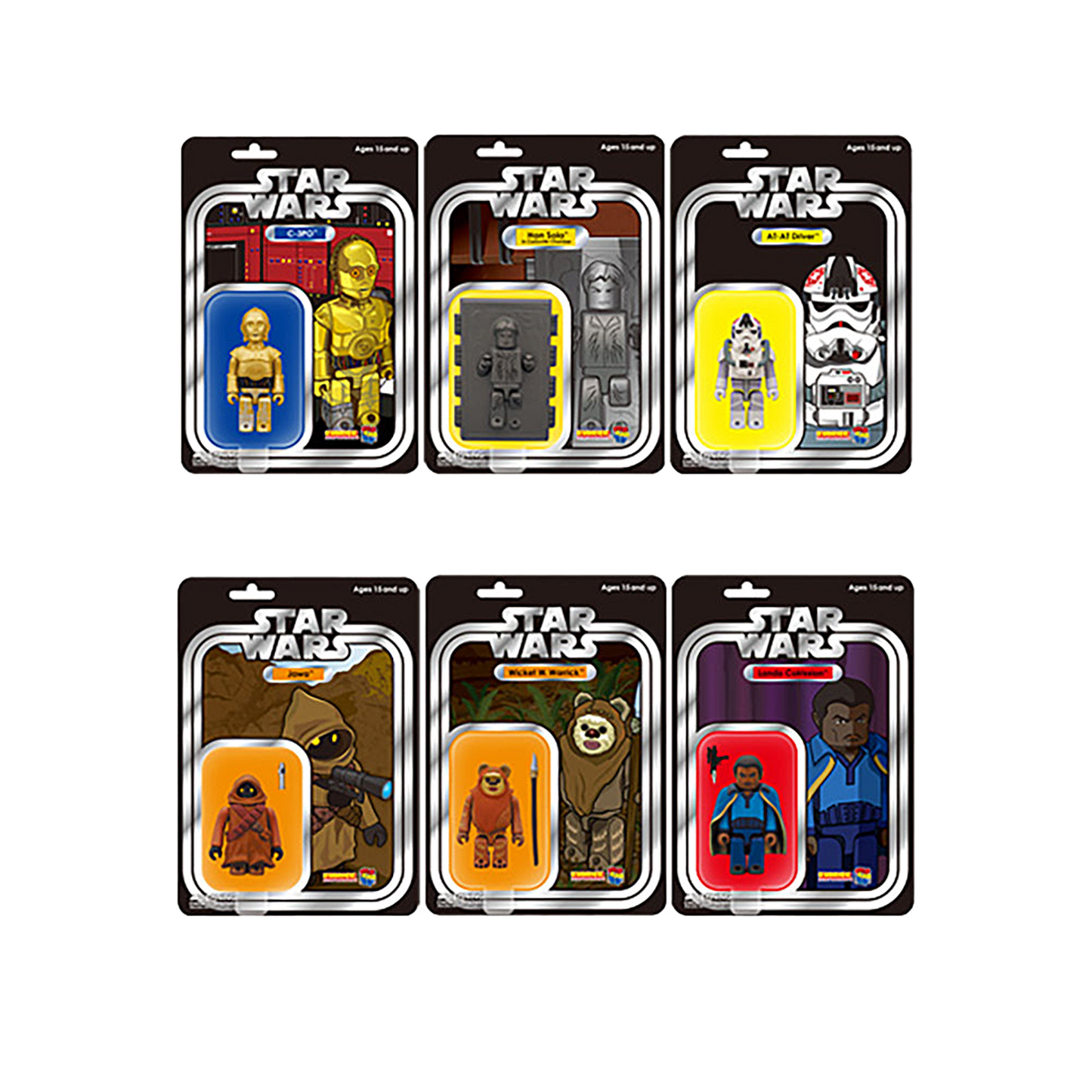 スター・ウォーズ キューブリック シリーズ3 6パック セット