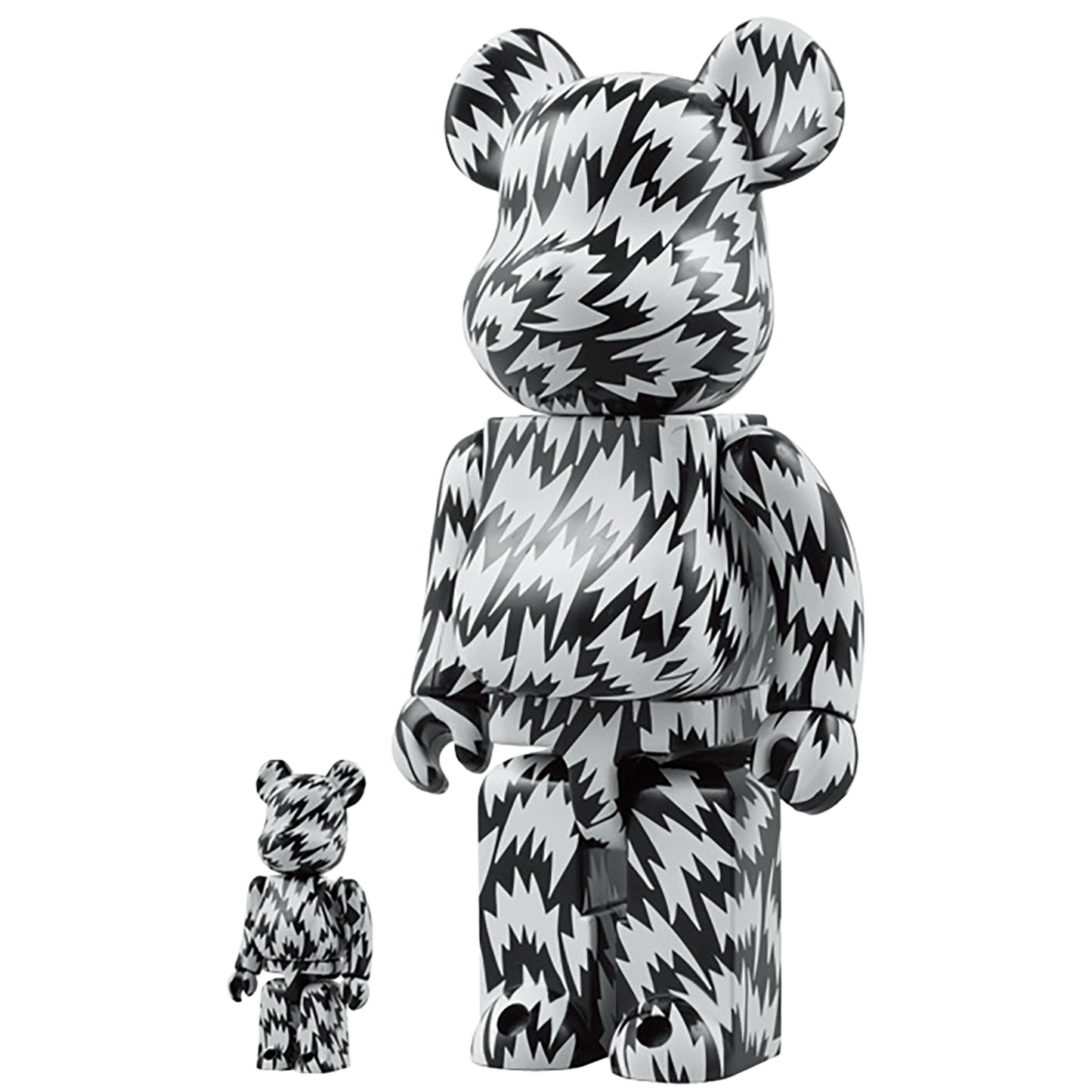 100% & 400% BE@RBRICK ELEY KISHIMOTO BLACK×WHITE