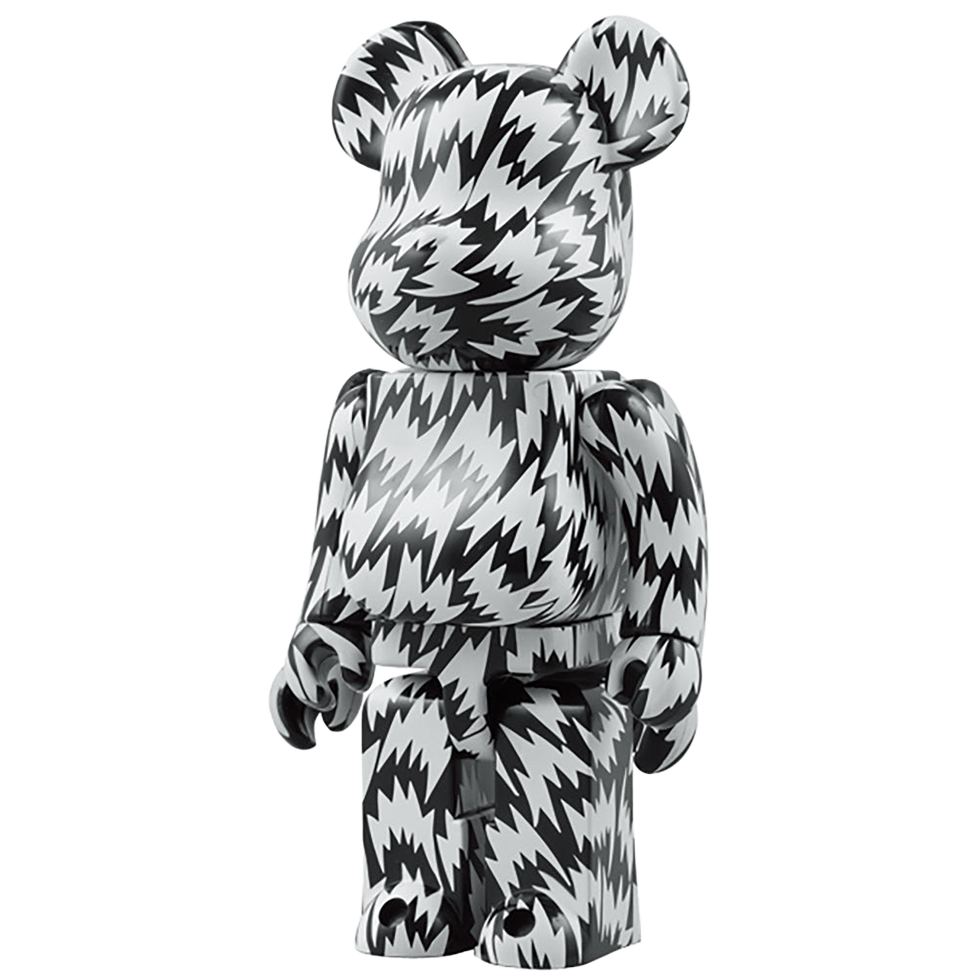 100% & 400% BE@RBRICK ELEY KISHIMOTO BLACK×WHITE