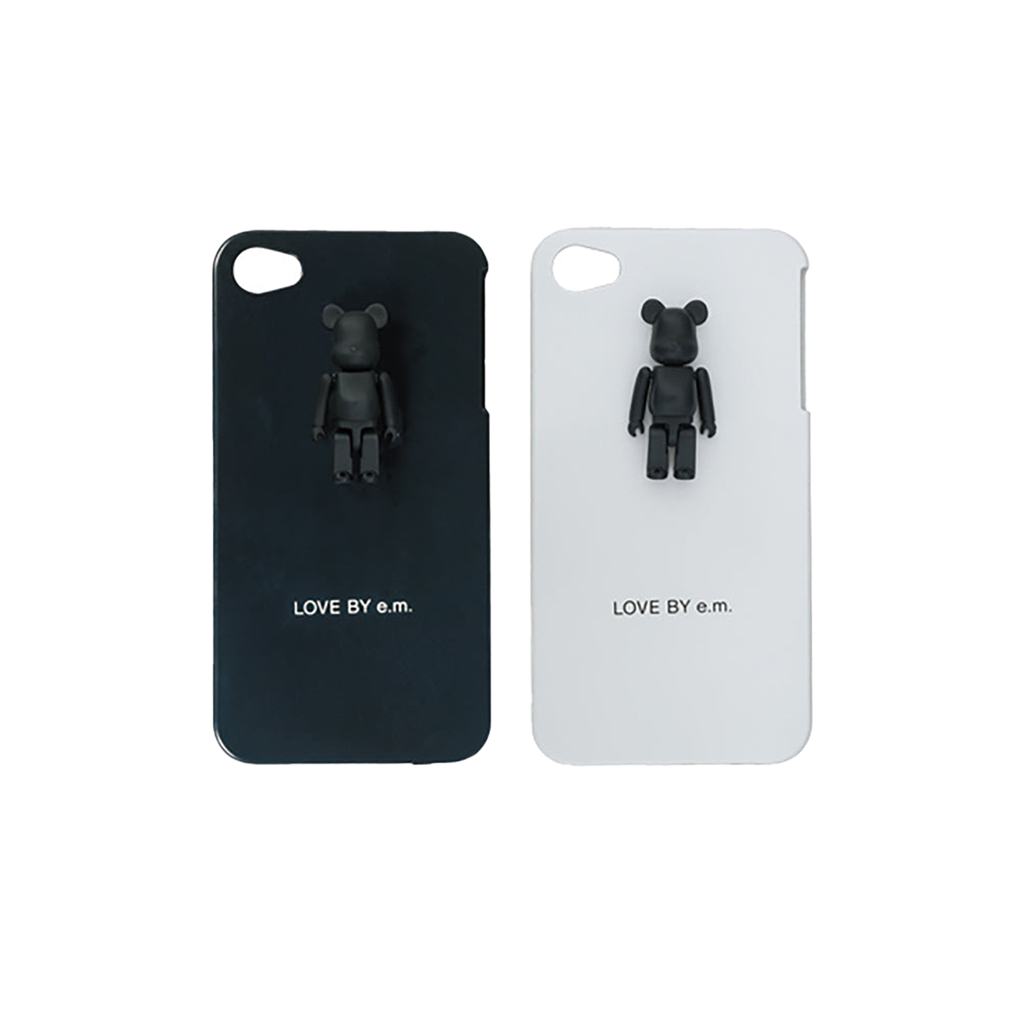 LOVE BY e.m. 50% BE@RBRICK iPhone ケース