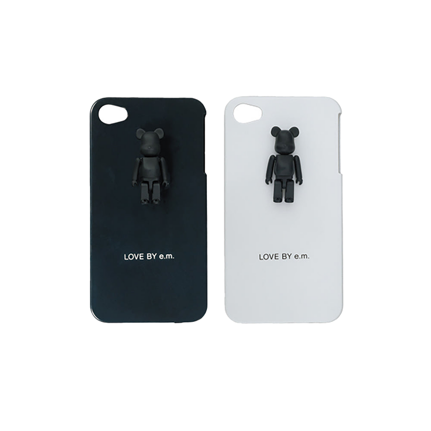 LOVE BY e.m. 50% BE@RBRICK iPhone ケース