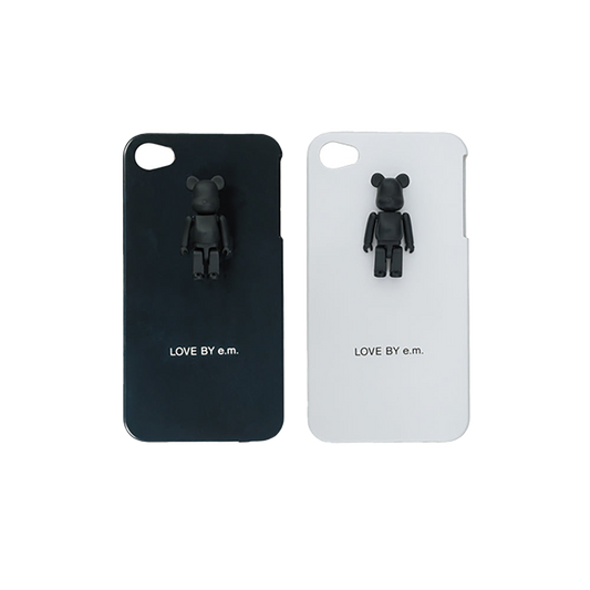 LOVE BY e.m. 50% BE@RBRICK iPhone ケース