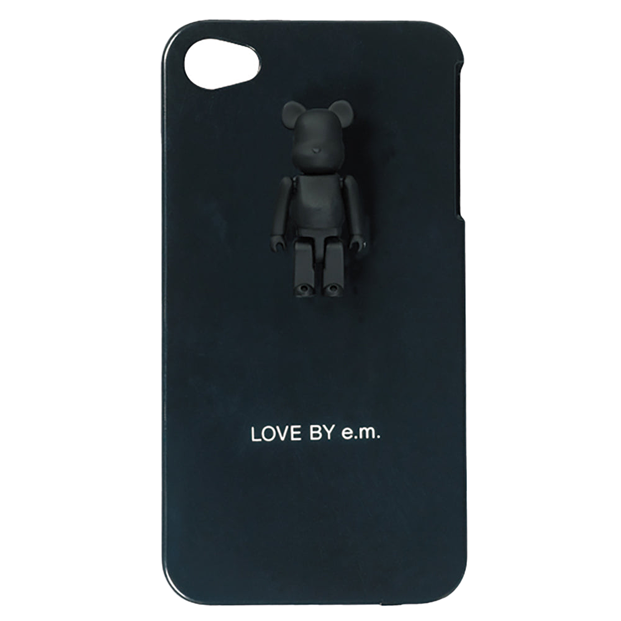 LOVE BY e.m. 50% BE@RBRICK iPhone ケース
