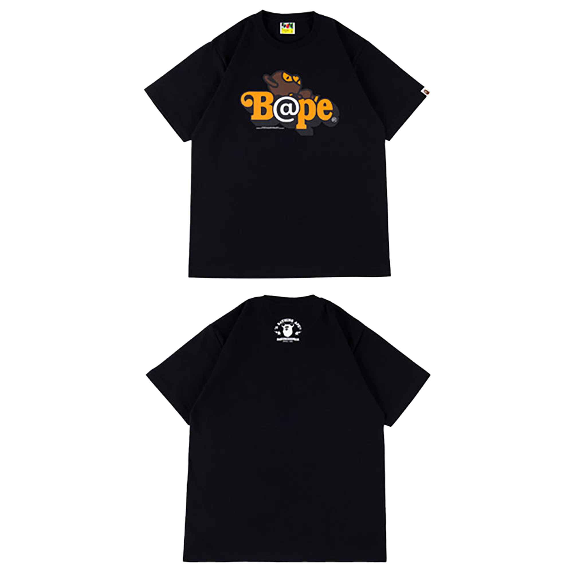 BE@RTEE BAPE(R)-BE@R ON BAPE(R) (BLACK)