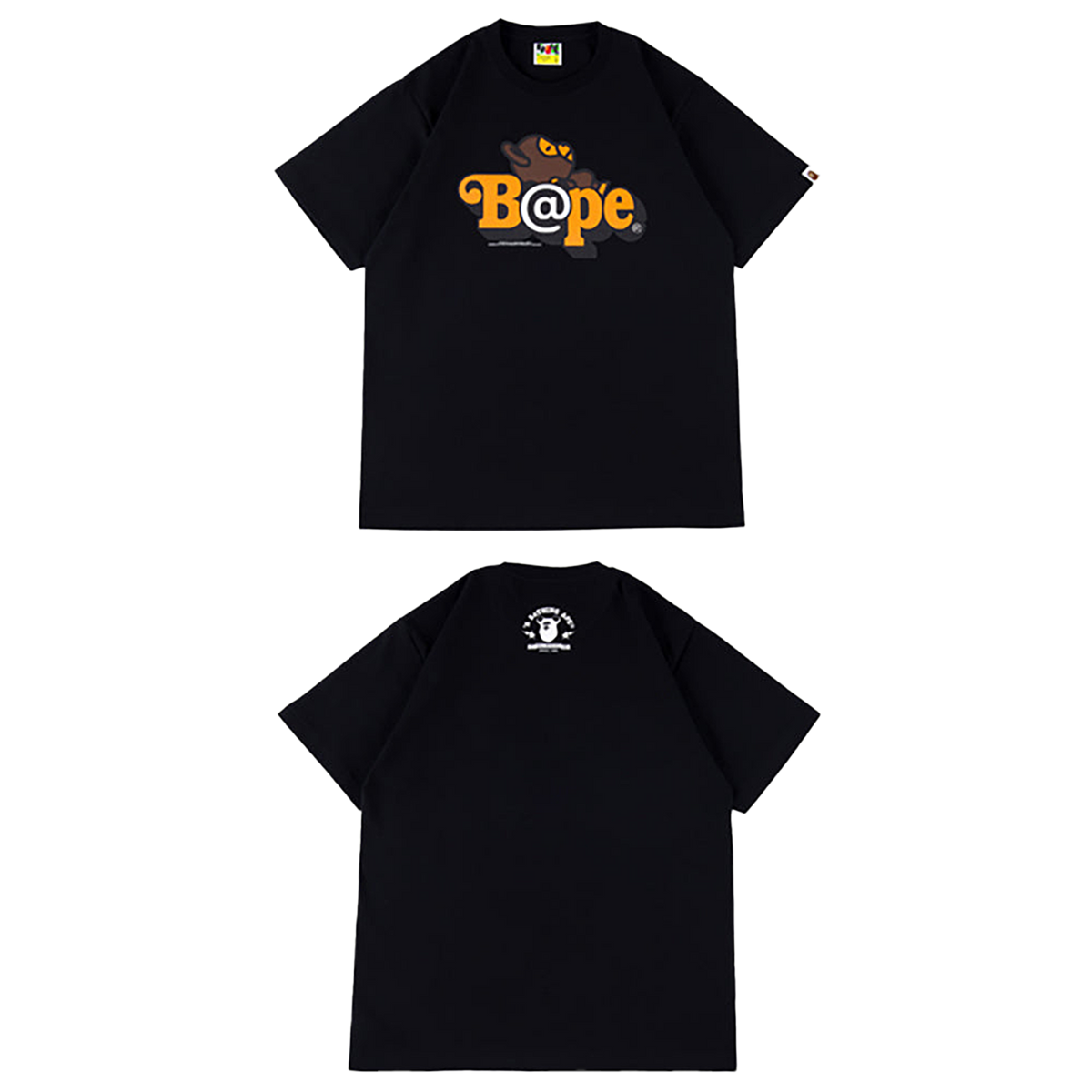BE@RTEE BAPE(R)-BE@R ON BAPE(R) (BLACK)