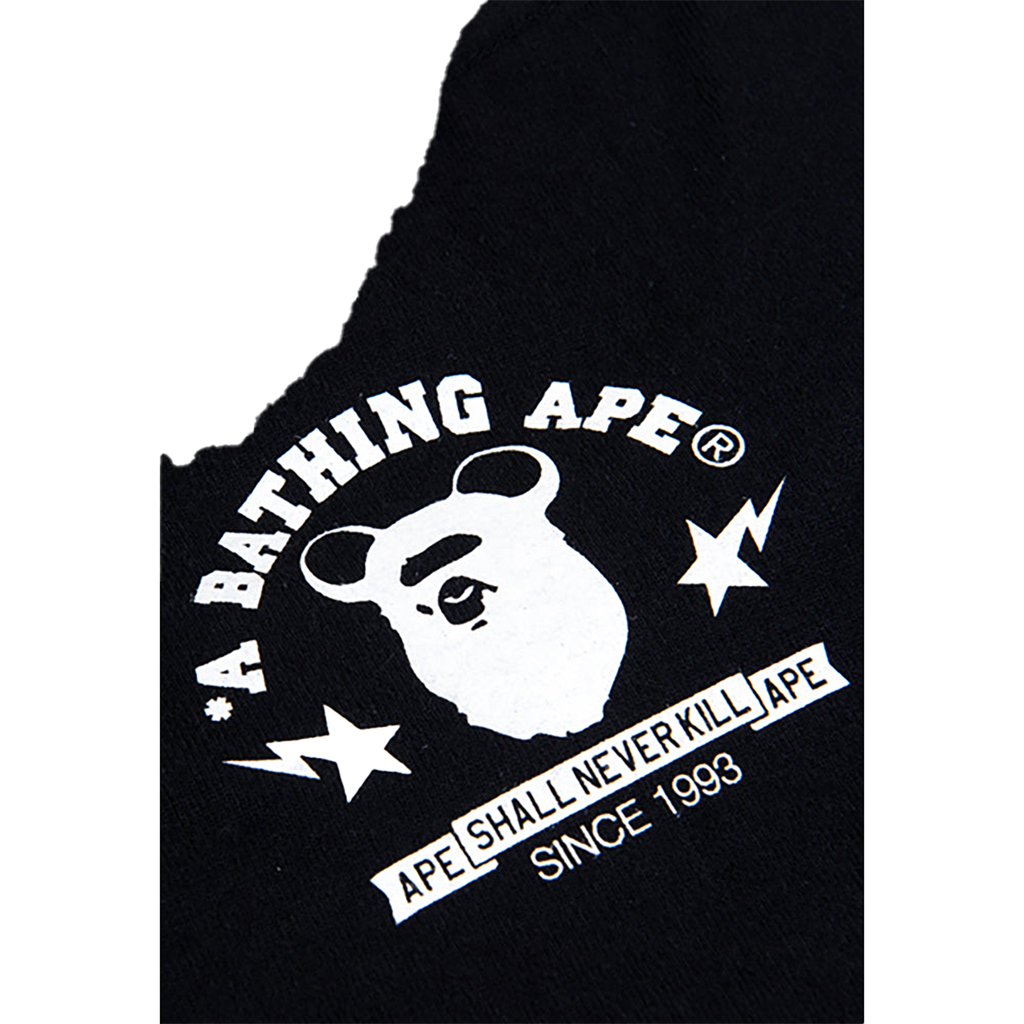 BE@RTEE BAPE(R)-BE@R ON BAPE(R) (BLACK)